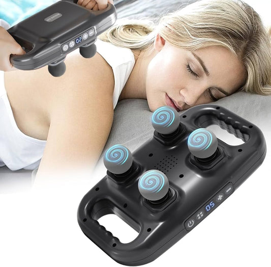 4-Head Massager Machine for Pain Relief | Four-Head Massager for Pain Relief