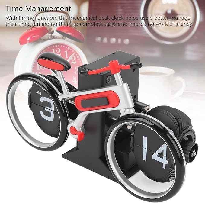 ساعة قلب على شكل دراجة ©